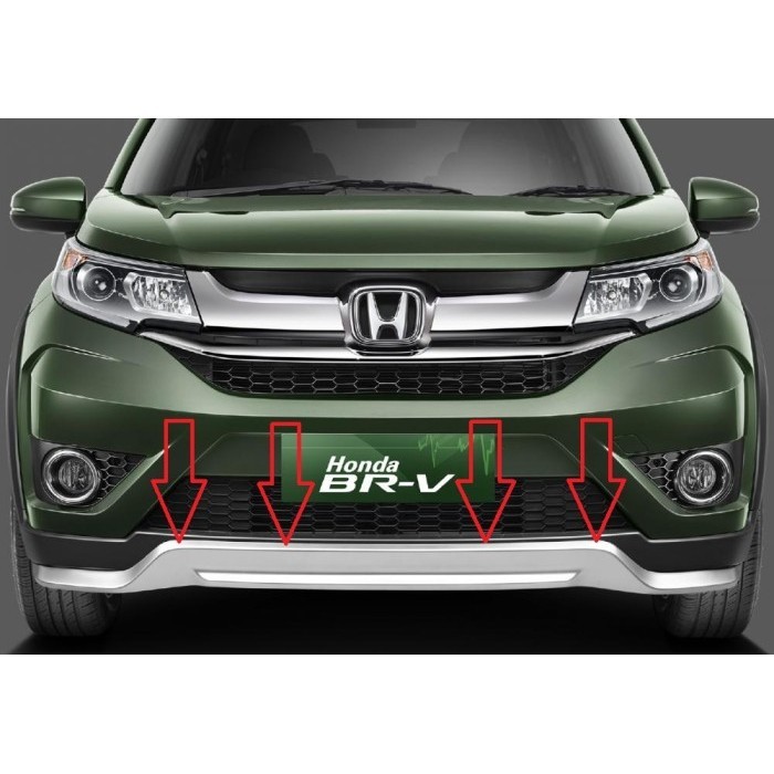 SPOILER BUMPER DEPAN SILVER BRV PRESTIGE 2016-2020 GENUINE