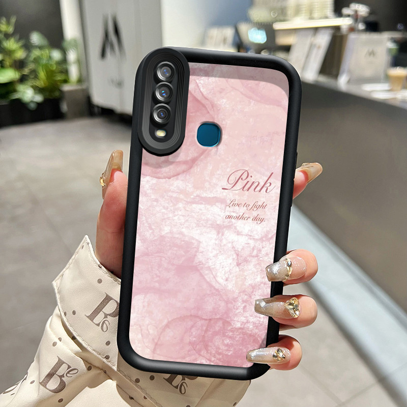 Casing Hp VIVO Y17 Y15 Y12 Y12i Y3 Y3s 2020 Case pelindung lensa kamera Kesing HP Pegangan anti seli