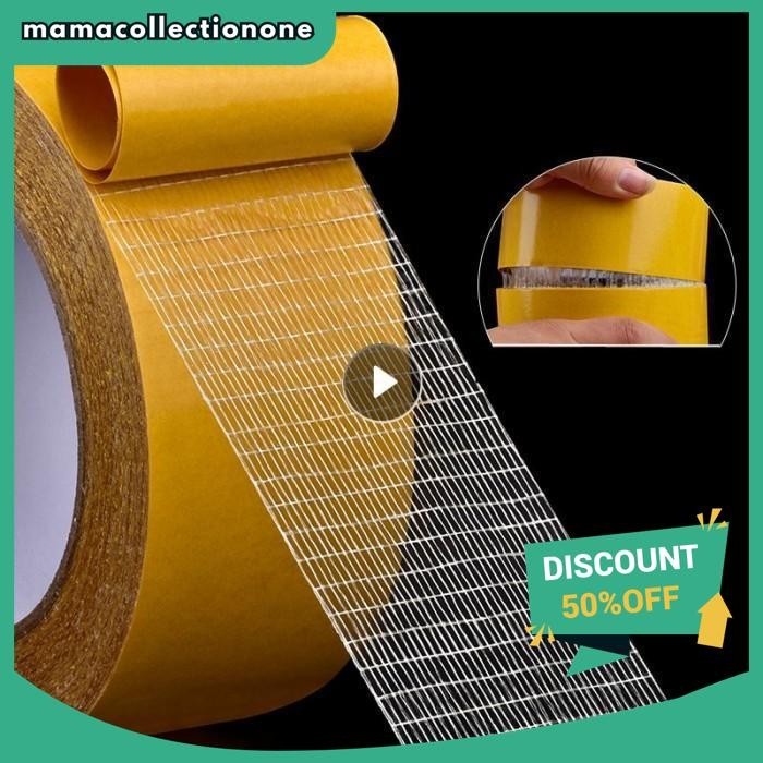 

LEM DOUBLE TAPE SERBAGUNA JARING TAHAN AIR TANPA BEKAS KARPET PEREKAT TERMURAH