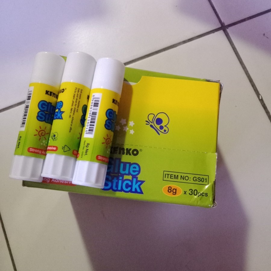 

glue stick kenko 8 gr GS01..isi 30 pcs