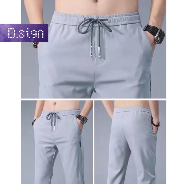 Celana Panjang Polyester Pria Tebal Musim Dingin (P1-007)