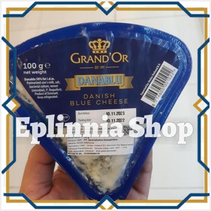 

[EPL] GRAND'OR DANABLU DANISH BLUE CHEESE 100 GR - KEJU BIRU