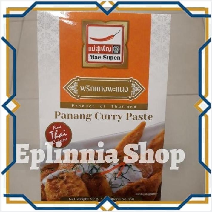 

[EPL] MAE SUPEN PANANG CURRY PASTE 50 GR - BUMBU KARI