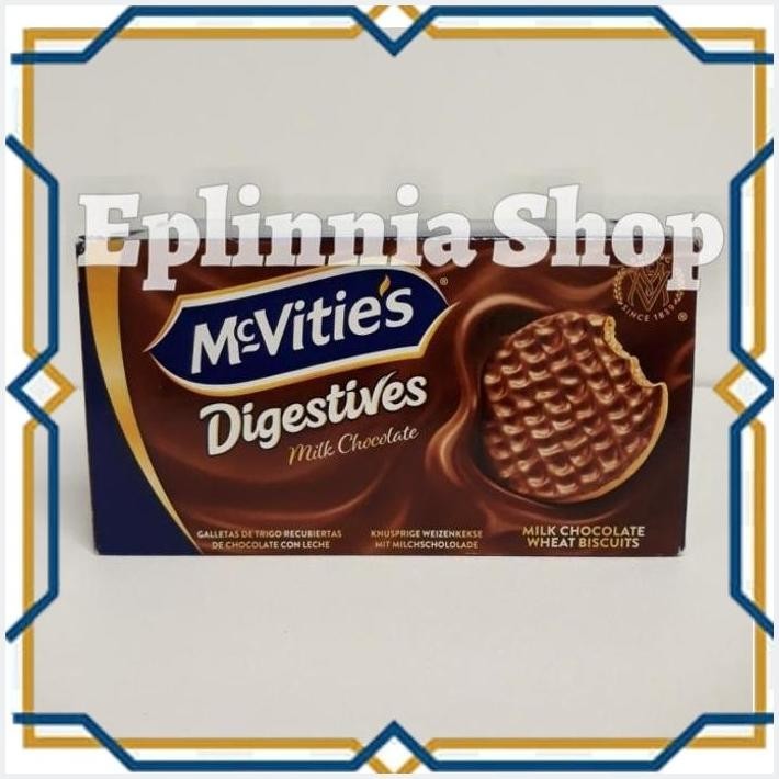 

[EPL] MC VITIE'S VITIES DIGESTIVE MILK CHOCOLATE WHEAT BISCUIT 200GR BISKUIT