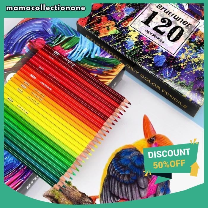 

PENSIL WARNA BRUTFUNER PAINTING OIL PENCIL ARTIST COLOR PENCIL SET 120 BEST SELLER