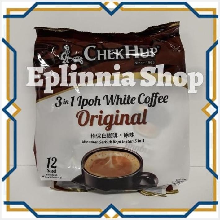 

[EPL] CEK HUP IPOH WHITE COFFEE 3 IN 1 ORIGINAL 12'S PACK - KOPI CEKHUP