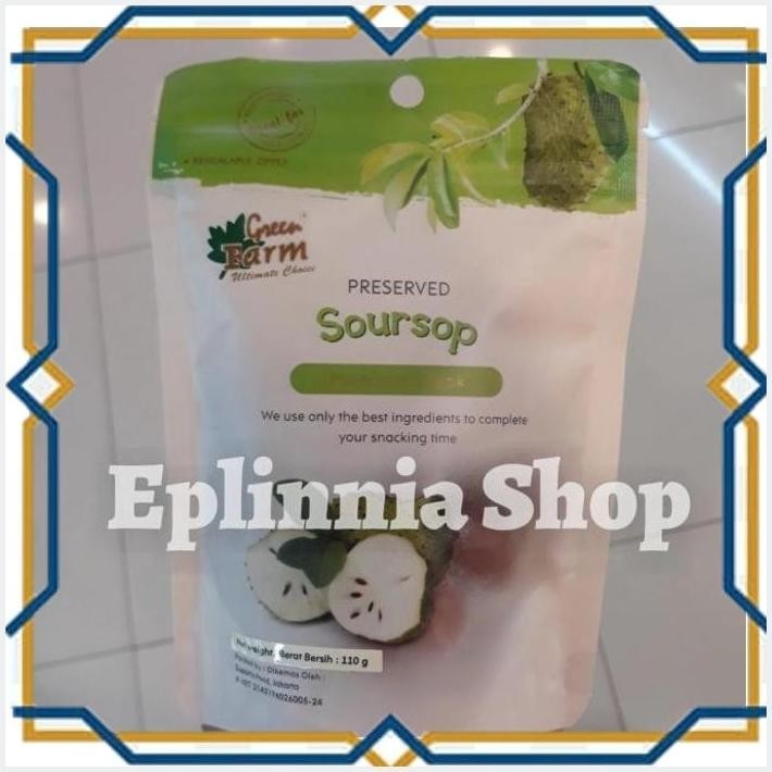 

[EPL] GREEN FARM PRESERVED SOURSOP 110 GR - MANISAN SIRSAK