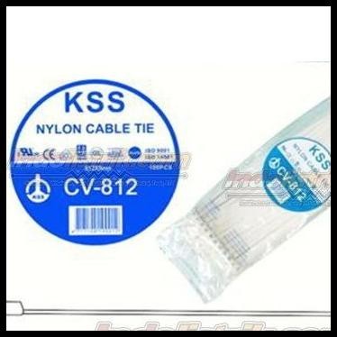 

TERBARU CABLE TIES KSS CV 812 / KABEL TIES KSS CV812 (PUTIH) 100 PCS !!