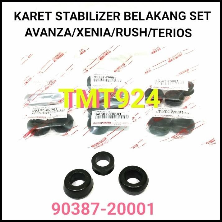 GRATIS ONGKIR KARET STABILIZER BELAKANG SET/ KARET LINK STABILIZER AVANZA:XENIA,RUSH 