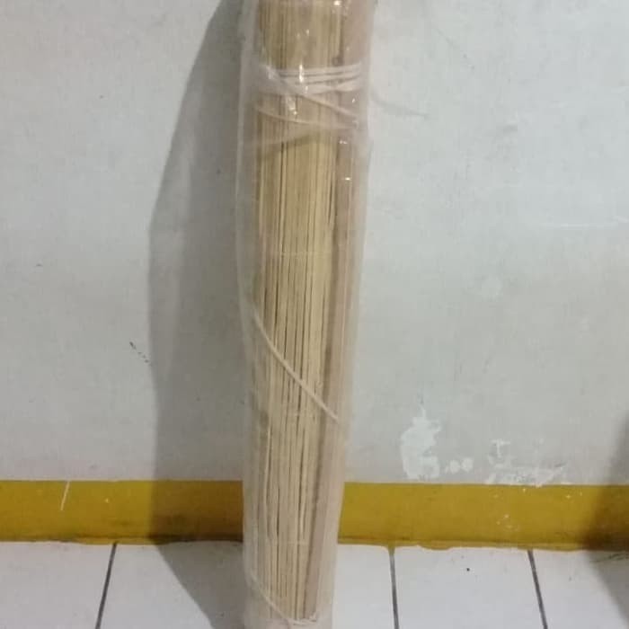 Tirai bambu putih 1 m