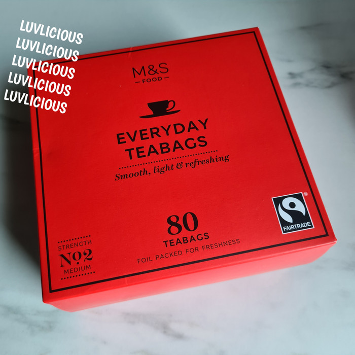 

M&S Mark Marks & And Scer Everyday Teabags Teabag Tea Bag Teh Celup