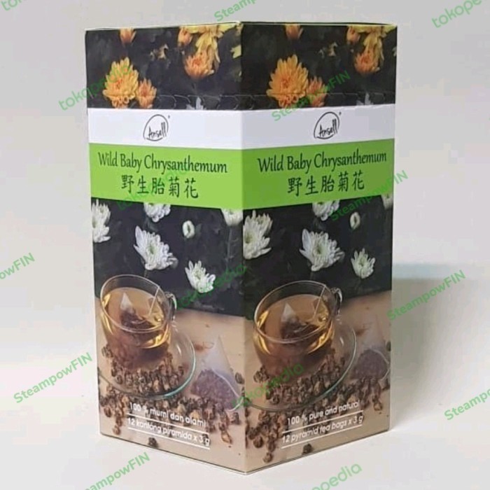 Ansell Wild Baby Chrysanthemum Tea Bag - Teh Bunga Krisan Celup