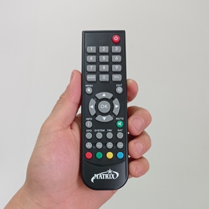 Remot Remote Dekoder Parabola Original Matrix Matrik Big TV