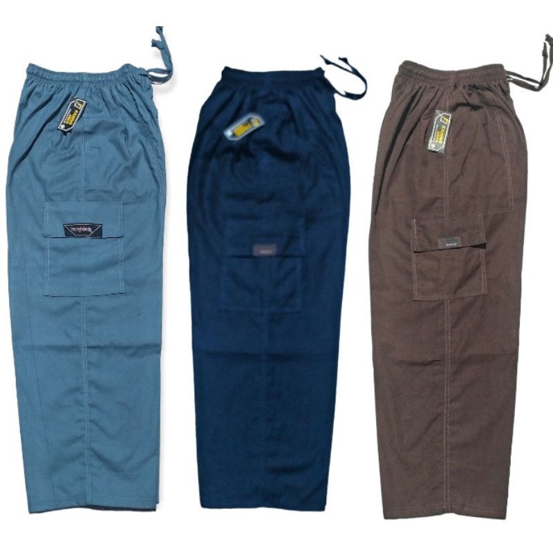 Promo Mega Sale 4.4 // CELANA PANJANG SIRWAL PRIA DEWASA UKURAN JUMBO BAHAN JOVA TEBAL