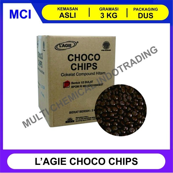 

Cabina Choco Chips Coklat Lagie 1/2 Bulat 3 Kg