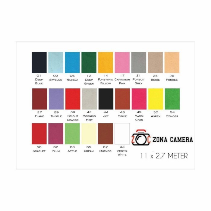 Background Paper Foto 2.7 X 11M Background Kertas Background Polos