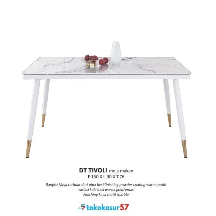 Meja Makan Set - Dinning Table Set Elegant Tivoli + 4 Kursi Siantano Puspatoko44