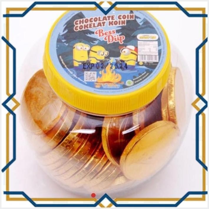 

[LDY] BESA DIPP COKELAT KOIN MINION 250GR ISI 50PCS