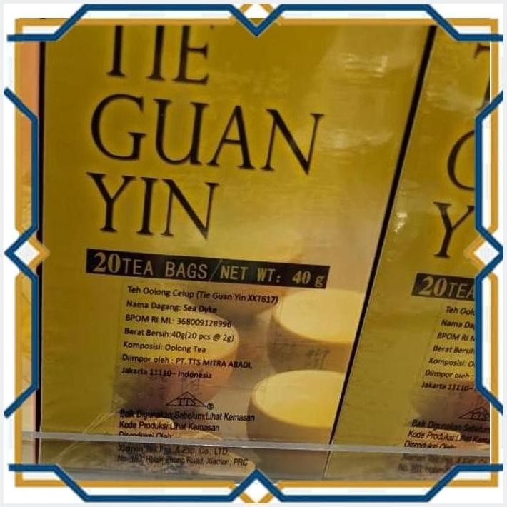 

[LDY] SEA DYKE TIE GUAN YIN OOLONG CELUP 40GR (20PCS)
