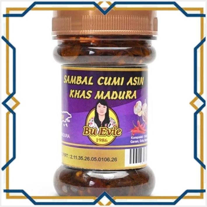 

[LDY] BU EVIE SAMBAL CUMI ASIN KHAS MADURA 150GR