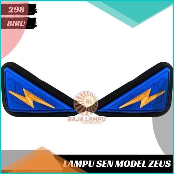 LAMPU SEN TEMPEL 298 SEGI TIGA SEIN PETIR FAIRING BELAKANG RUNNING 19F