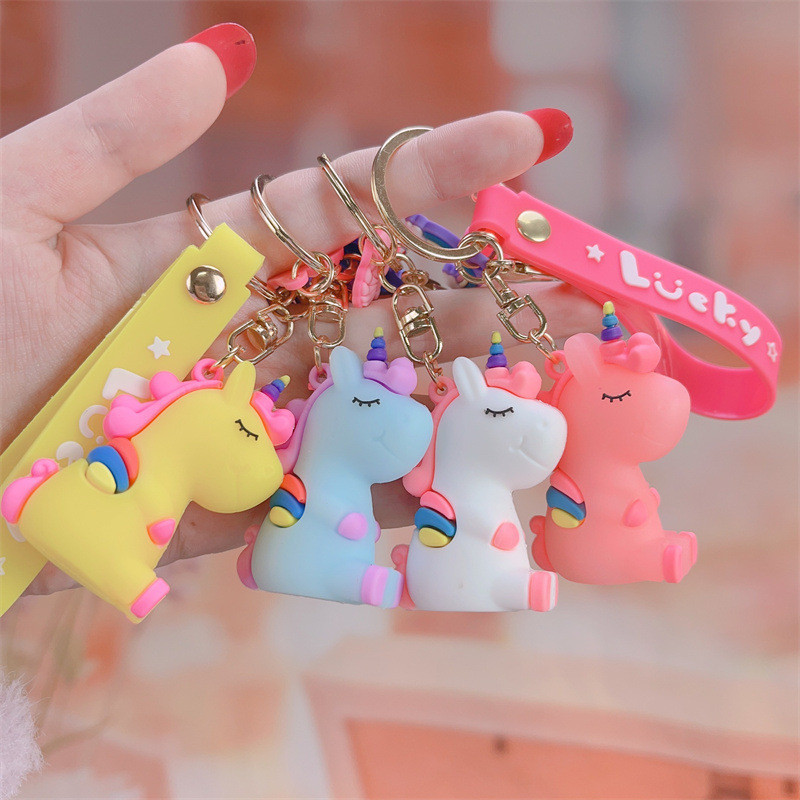 

FREE SHIPPING / READY BALI GANTUNGAN KUNCI KARAKTER UNICORN LUCU KEYCHAIN DINOSAUR KARTUN KREATIF TAS SEKOLAH ID CARD HOLDER POTO LIONTIN KECIL FASHION KEY RING UNTUK HP CAR MOBIL LIONTIN
