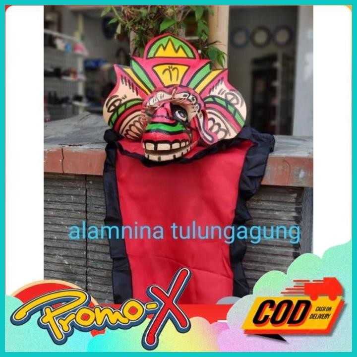 BARONGAN DEVIL ANAK KECIL SD MURAH LUCU DARI SPON BARONGAN SPON ANAK BARONGAN SPON DIHIASI KEMUL