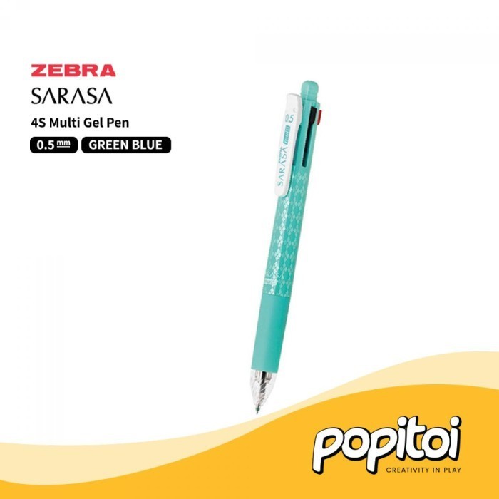 

Zebra Sarasa 4S MultiGelPen0.5Mm 4 Pulpen Pensil Fungsi Bolpen