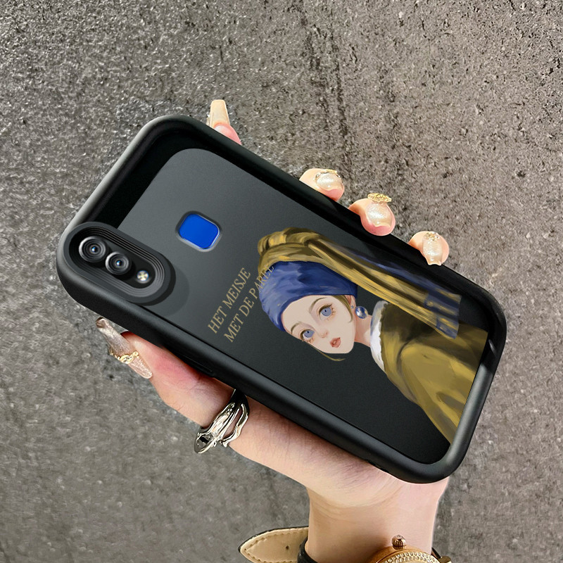 Casing Hp VIVO Y95 Y93 Y93s Y91 Y91i Case pelindung lensa kamera Kesing HP Pegangan anti selip perli