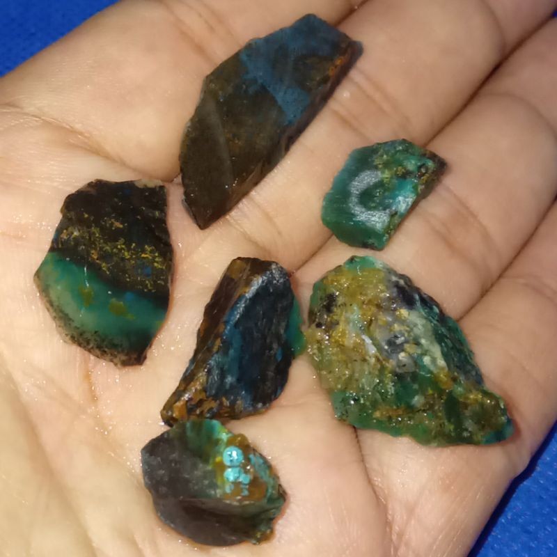 Natural Bahan Bacan Doko & Coklat Kristal 6 Pieces