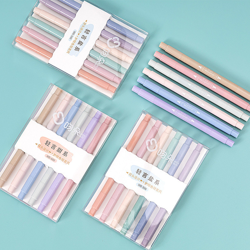 

FREE SHIPPING / READY BALI 6PCS 6 WARNA DOUBLE TIP STABILO PASTEL SPIDOL HIGHLIGHTER COLOUR PEN JOURNAL MARKER PEN ALAT TULIS REPLACEMENT STABILO UNTUK PELAJAR KANTOR SEKOLAH