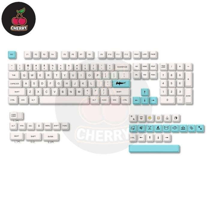 Keycaps Pbt Xda Profile Dye Sub For 61 68 71 84 87 100 104 Keys 10