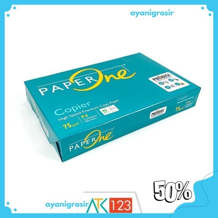 

KERTAS HVS F4 75 GSM - PAPER ONE GRATIS ONGKIR