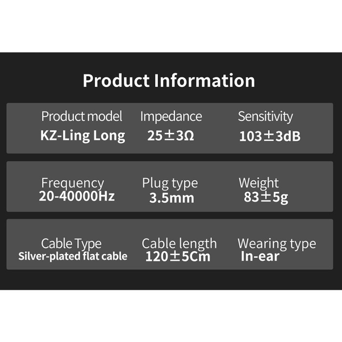 Kz Linglong Kz Ling Long Earphone In Ear Monitor