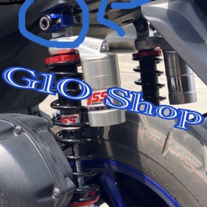 Gembok Shock Belakang Cnc Motor Nmax , Aerox , Lexi , Pcx , Universal
