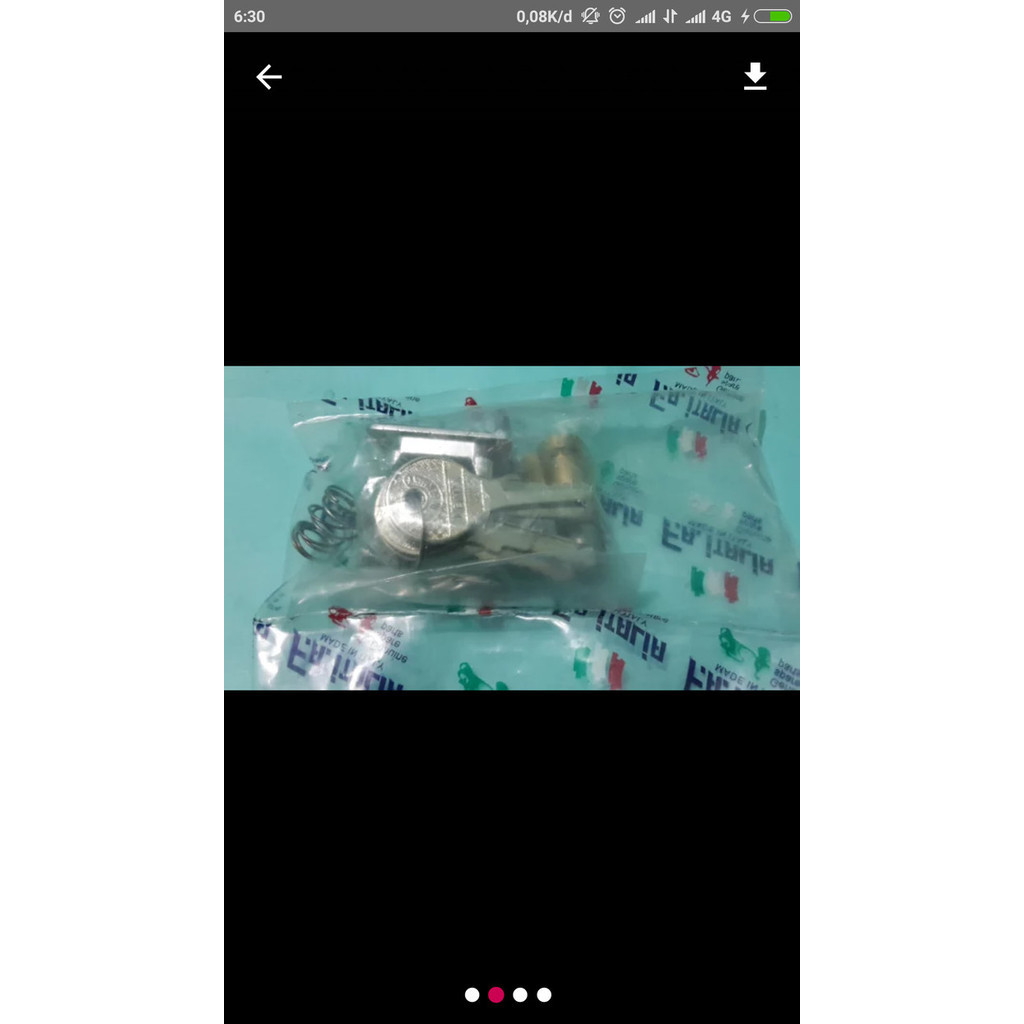 Kunci Stang Laci Box Vespa Orisinil Original