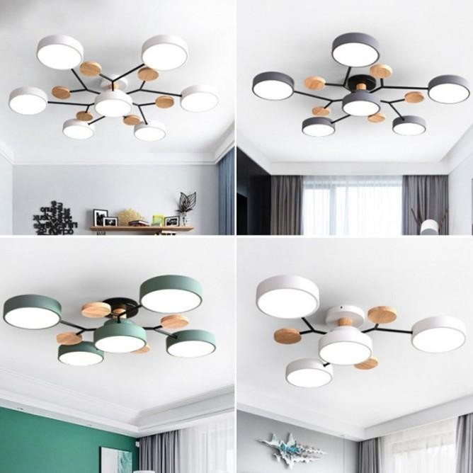 3 Warna Lampu Gantung Minimalis Led Modern Lampu Plafon Nordic Modern