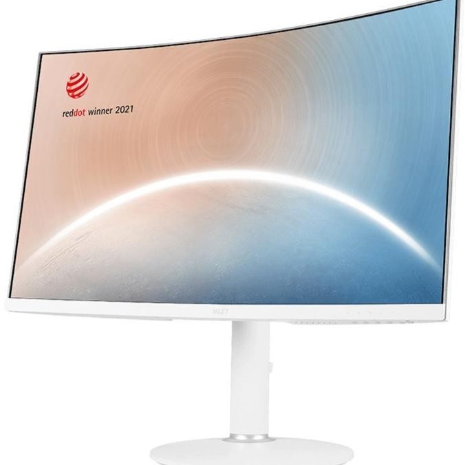 Msi Led Monitor Modern Md271Cpw - Full Hd - Monitor 27"  Curved- White