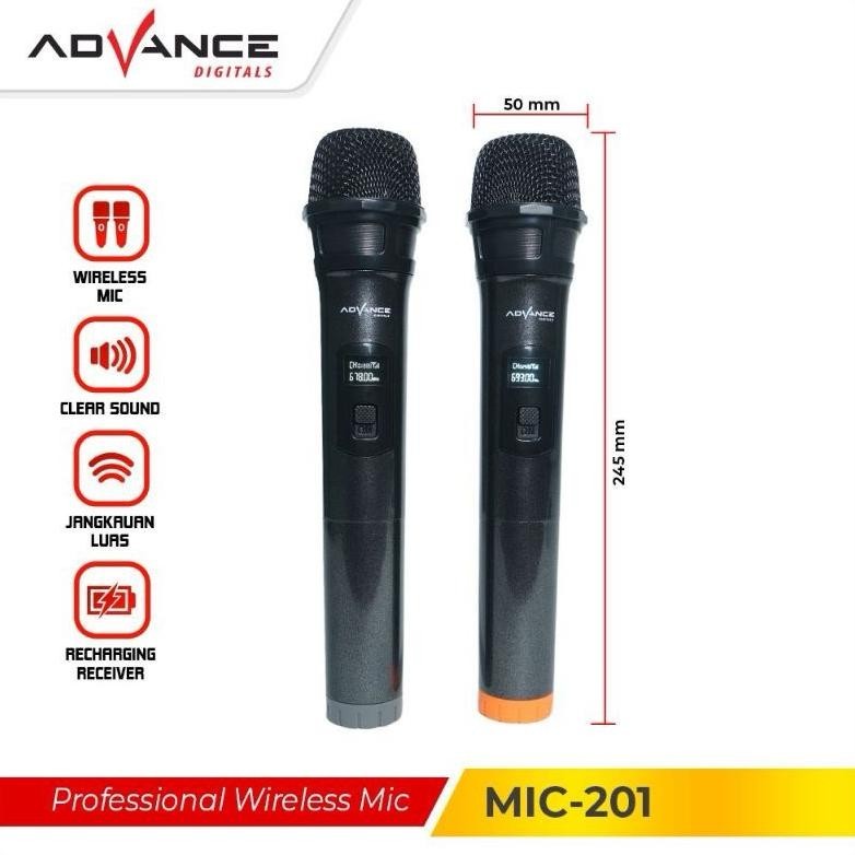 er-6 Mic Wireless Microphone wireless dan karaoke mic tanpa kabel Sale