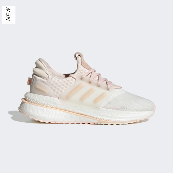 Sepatu Running Wanita Xplr Boost White / Soft Pink