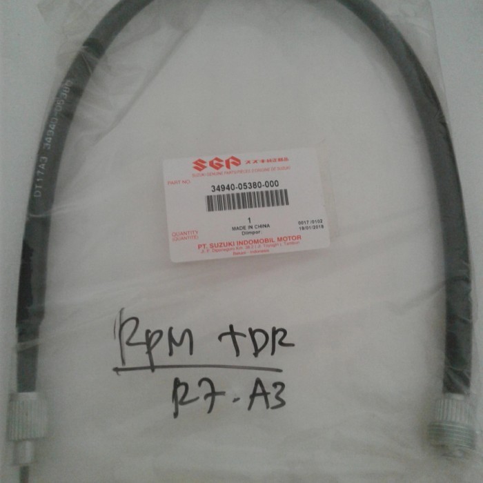 KABEL RPM ASLI THUNDER 125
