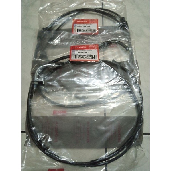 KABEL GAS VARIO 125 LED,VARIO 150LED SET ATAS BAWAH