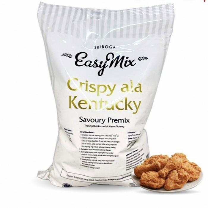 

Terlaris Tepung Premix SRIBOGA EASYMIX CRISPY ALA KENTUCKY 1kg SALE