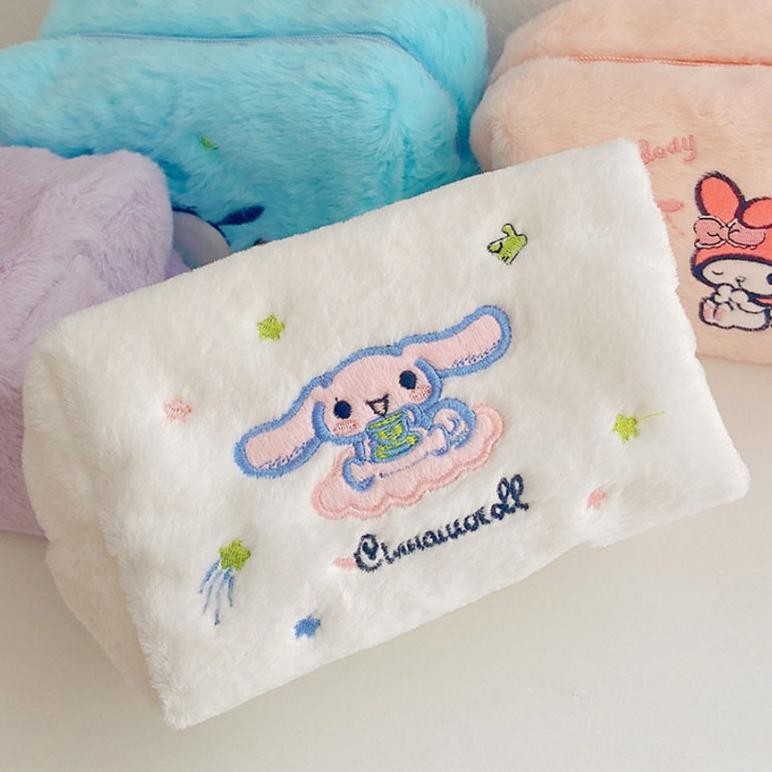 

SANRIO JEPANG KARTUN BORDIR TAS KOSMETIK INS GAYA ANJING KAYU MANIS LUCU KULOMI KAPASITAS BESAR KASUS PENA MEWAH BARU
