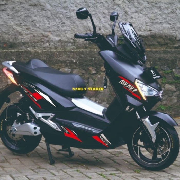 Cutting Sticker Motor Listrik United T1800