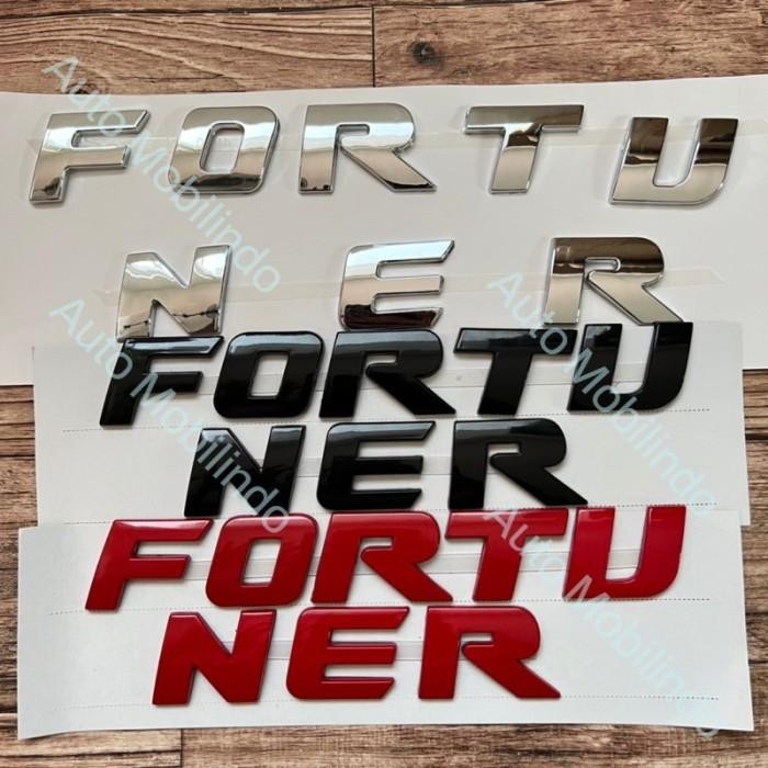 EMBLEM KAP MESIN MOBIL FORTUNER EMBLEM FORTUNER