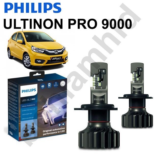 Lampu Mobil LED New Brio Brio RS Philips ULTINON PRO9000 H4 (Pro 9000)