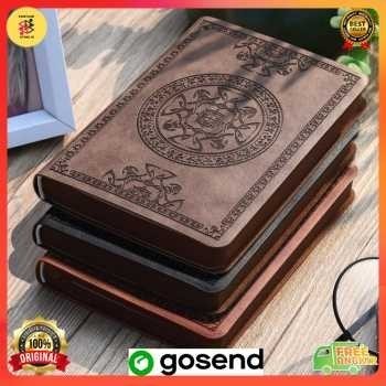 

Buku Catatan Kerja Kuliah Jurnal Notebook Cover Vintage Pattern A6 BRG BARU