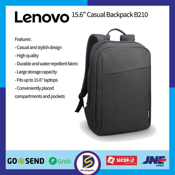 Tas Laptop LENOVO BACKPACK Size 14 - 15.6 inch 210 original 100%BARU
