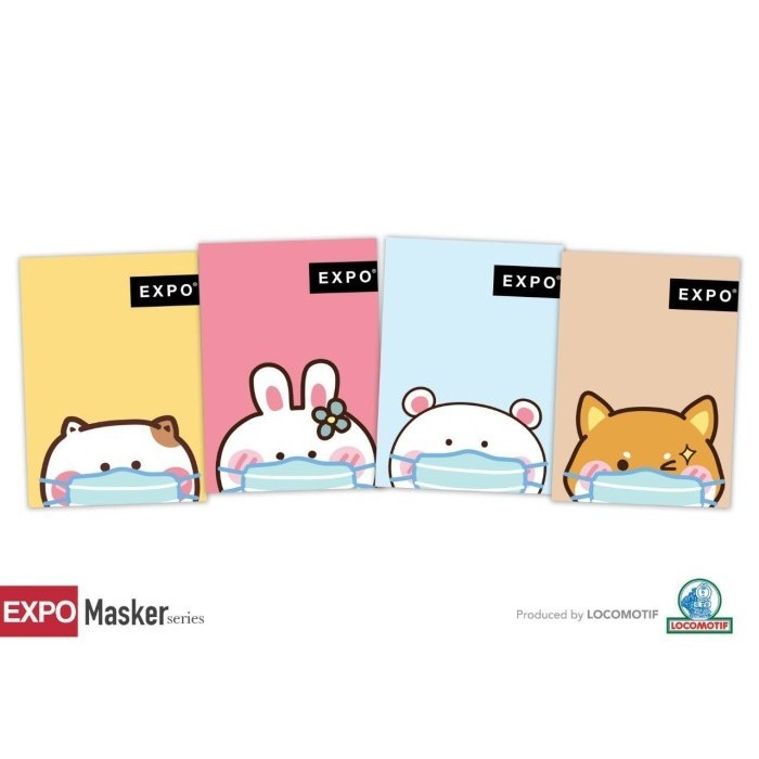 

JUAL Buku Tulis Expo 42 lembar Locomotif LONDON - Murah SD SMP SMA kotak